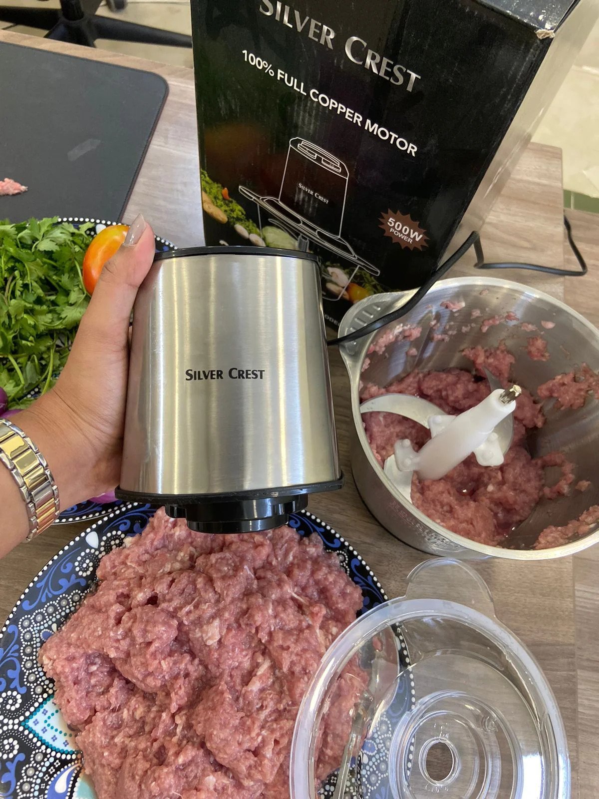 Silver Crest HomeFast Meat Grinders Electric Food Processor - Gadget Now