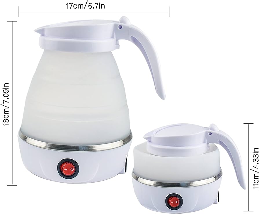 Travel Collapsible, Portable, Foldable Electric Kettle - 600ML - Gadget Now